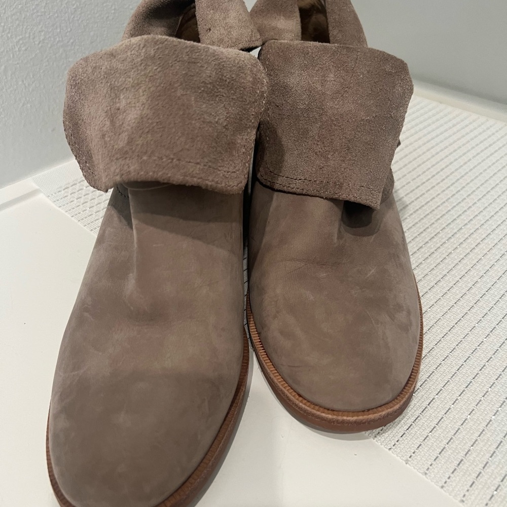 Ugg Suede Leather Ankle Boots